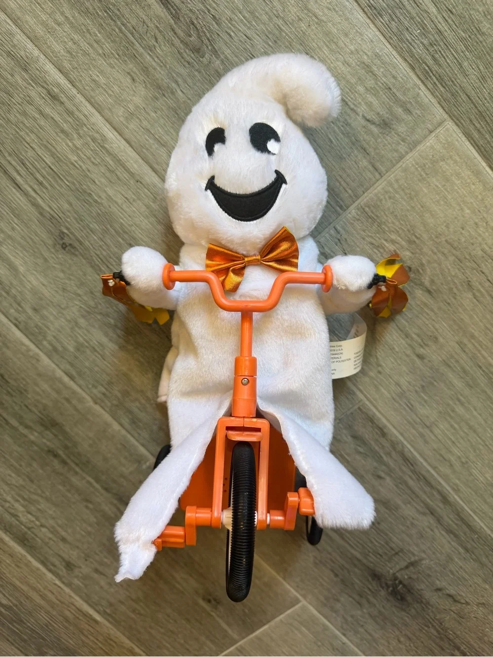 Gemmy Ghost I Want To Ride My Bicycle Halloween Decor Works